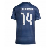 Real Madrid Aurelien Tchouameni #14 Koszulka Wyjazdowa damskie 2025-26 Krótki Rękaw